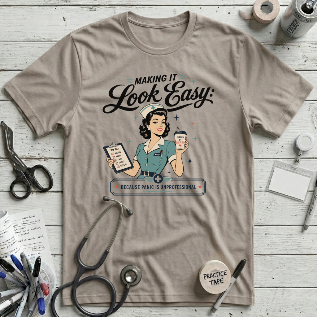 Making it Look Easy T-Shirt - Heather Dust
