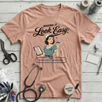 Making it Look Easy T-Shirt - Heather Prism Peach