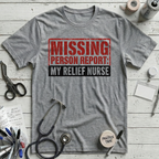 Missing Person T-Shirt - Athletic Heather