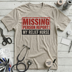 Missing Person T-Shirt - Heather Prism Natural