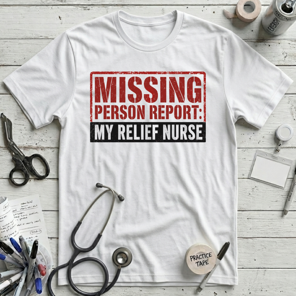 Missing Person T-Shirt - White