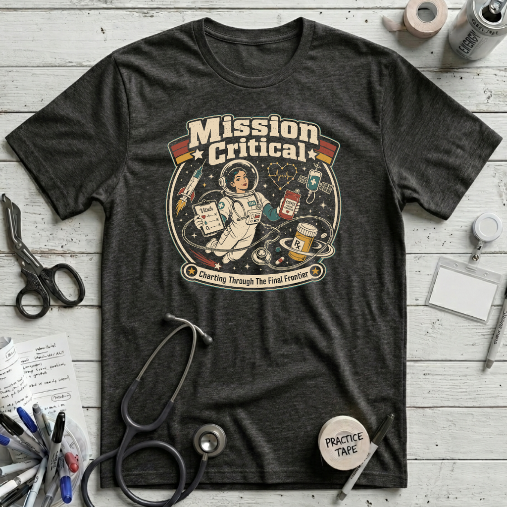 Mission Critical T-Shirt - Black Heather