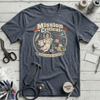 Mission Critical T-Shirt - Heather Navy
