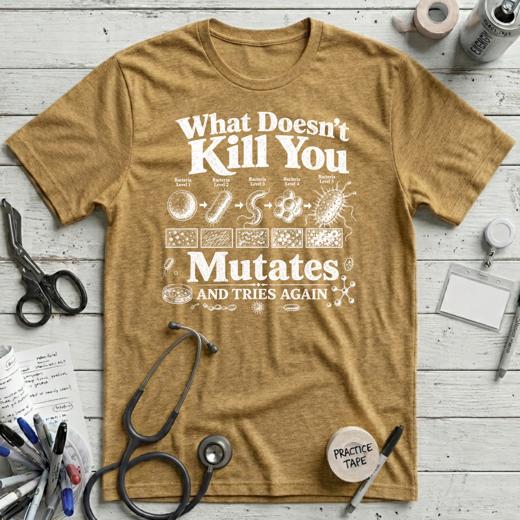 Mutates T-Shirt - Heather Mustard