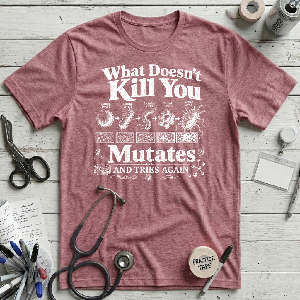 Mutates T-Shirt - Heather Raspberry