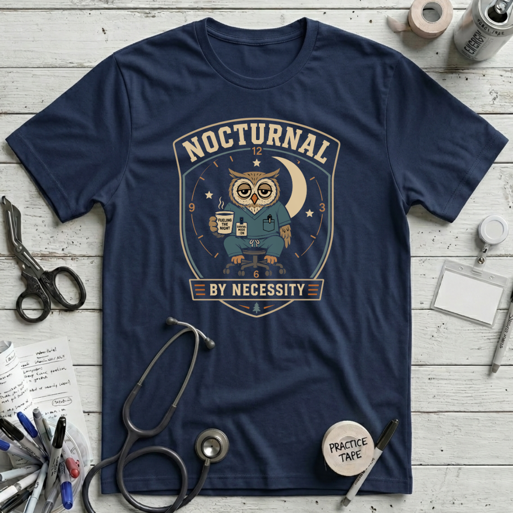 Nocturnal by Necessity T-Shirt - Navy