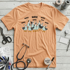 Nurse Nurse T-Shirt - Peach