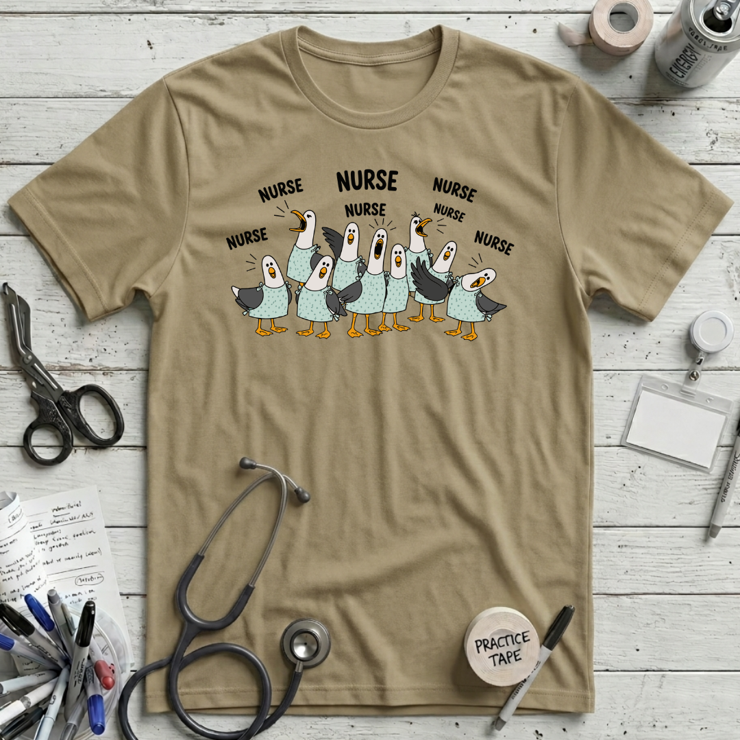 Nurse Nurse T-Shirt - Tan