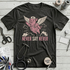 Nurses Fly T-Shirt - Black Heather