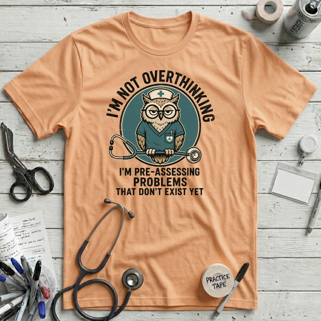 Overthinking T-Shirt - Peach