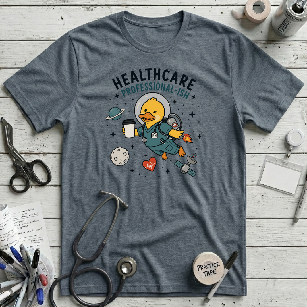 Professional-ish T-Shirt - Heather Slate