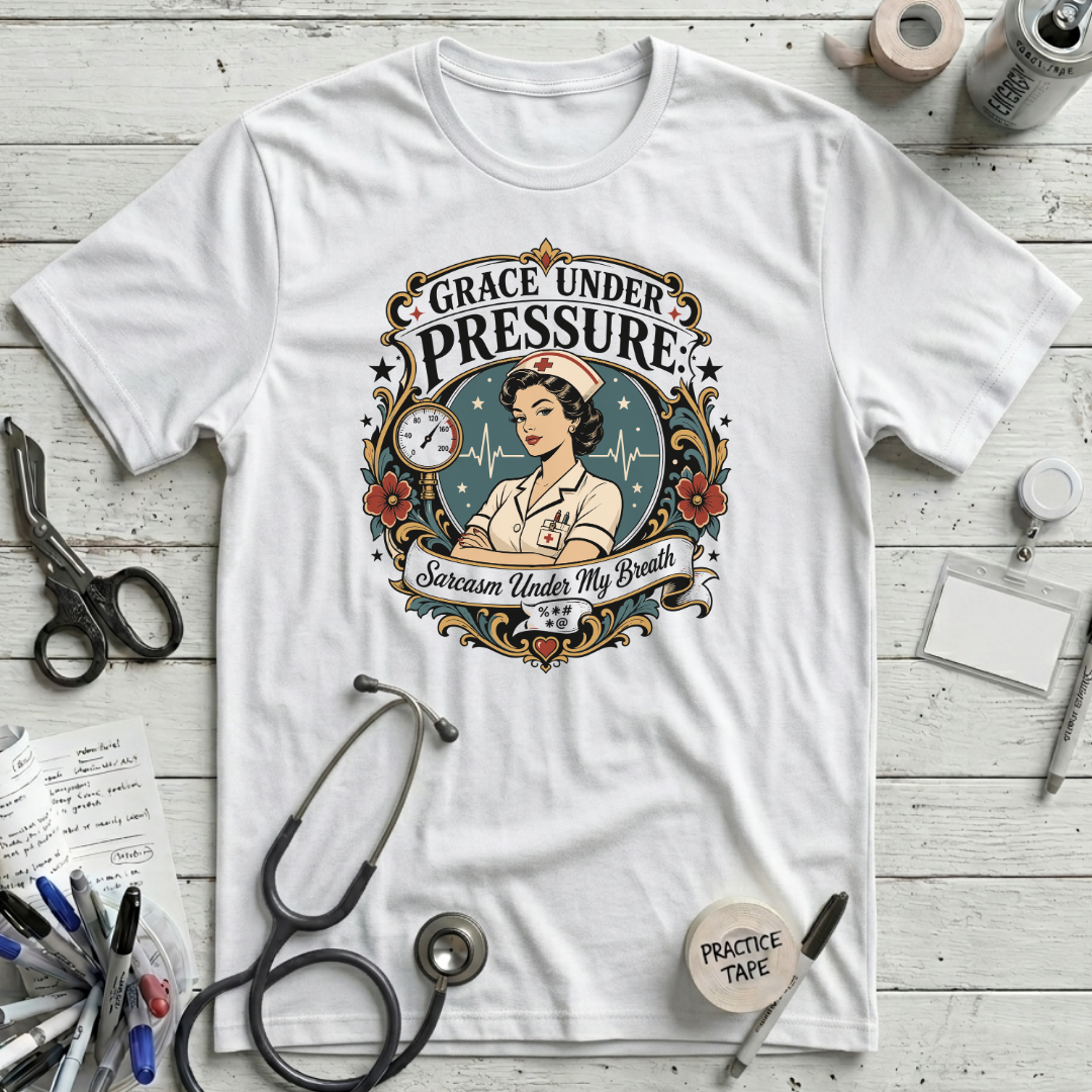 Sarcasm Under My Breath T-Shirt - White