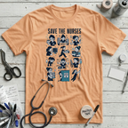 Save the Nurses T-Shirt - Peach