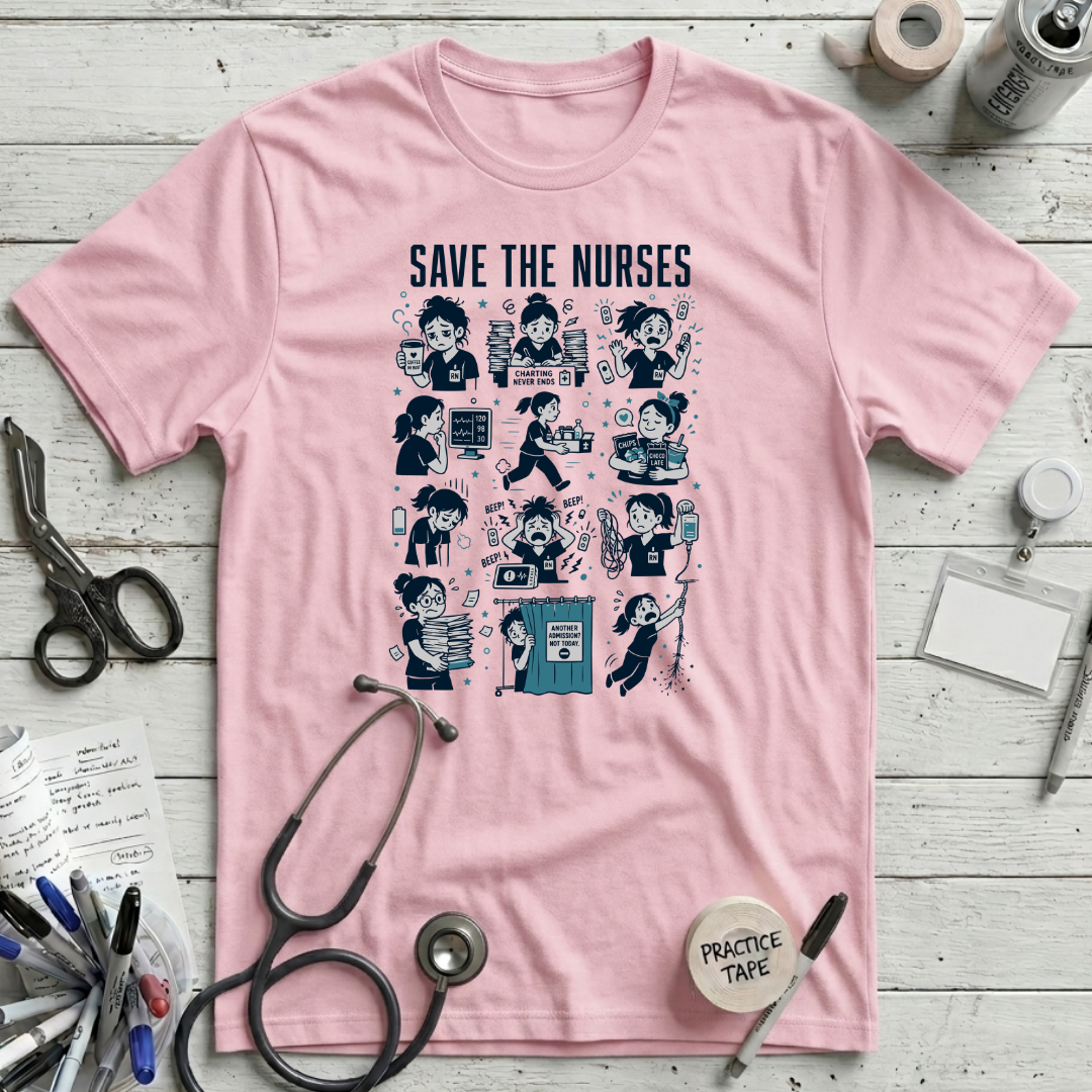Save the Nurses T-Shirt - Pink
