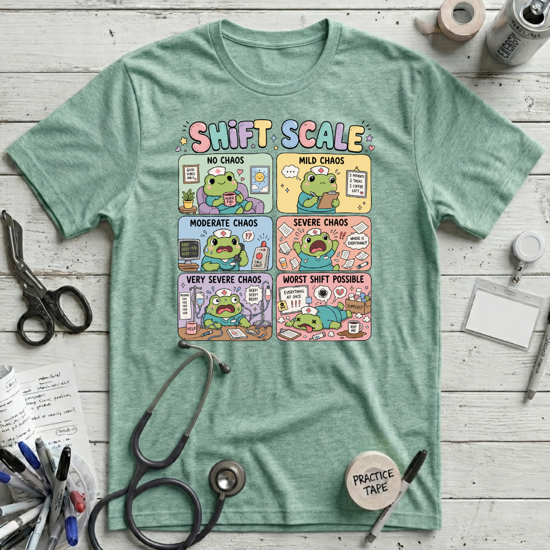 Shift Chaos T-Shirt - Heather Prism Mint