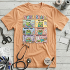 Shift Chaos T-Shirt - Peach