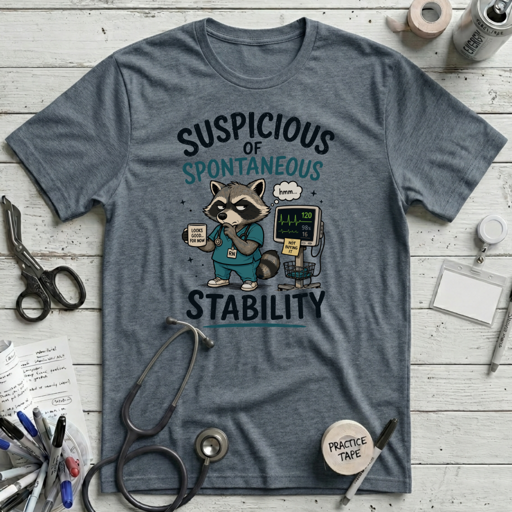 Spontaneous Stability T-Shirt - Heather Slate