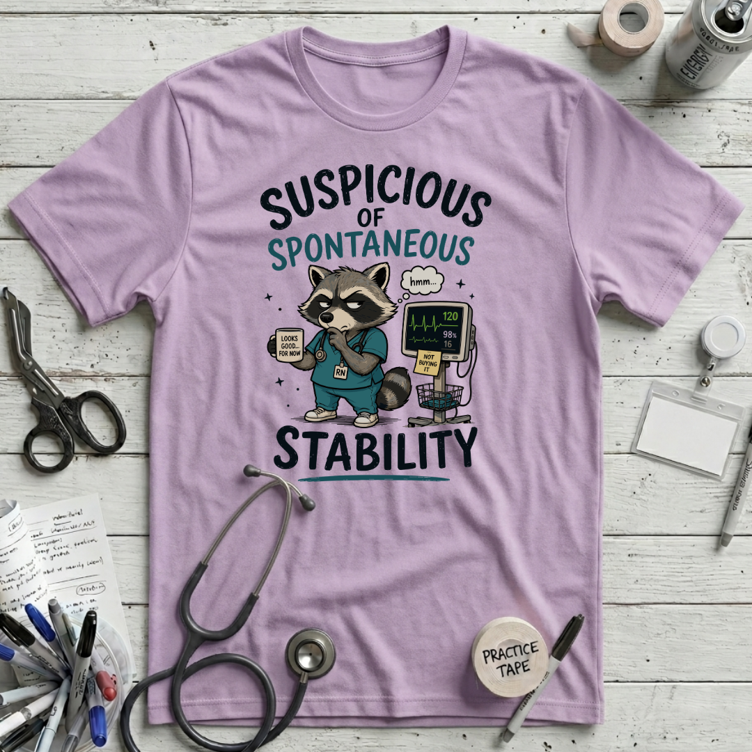 Spontaneous Stability T-Shirt - Lilac