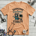 Spontaneous Stability T-Shirt - Peach