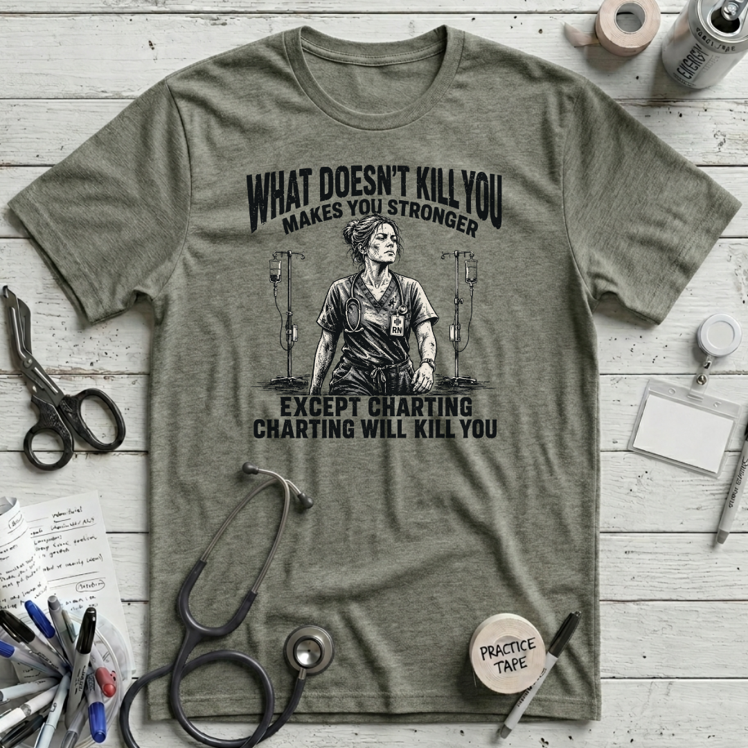 Stronger T-Shirt - Heather Military Green