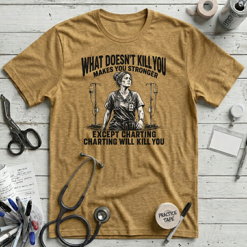 Stronger T-Shirt - Heather Mustard