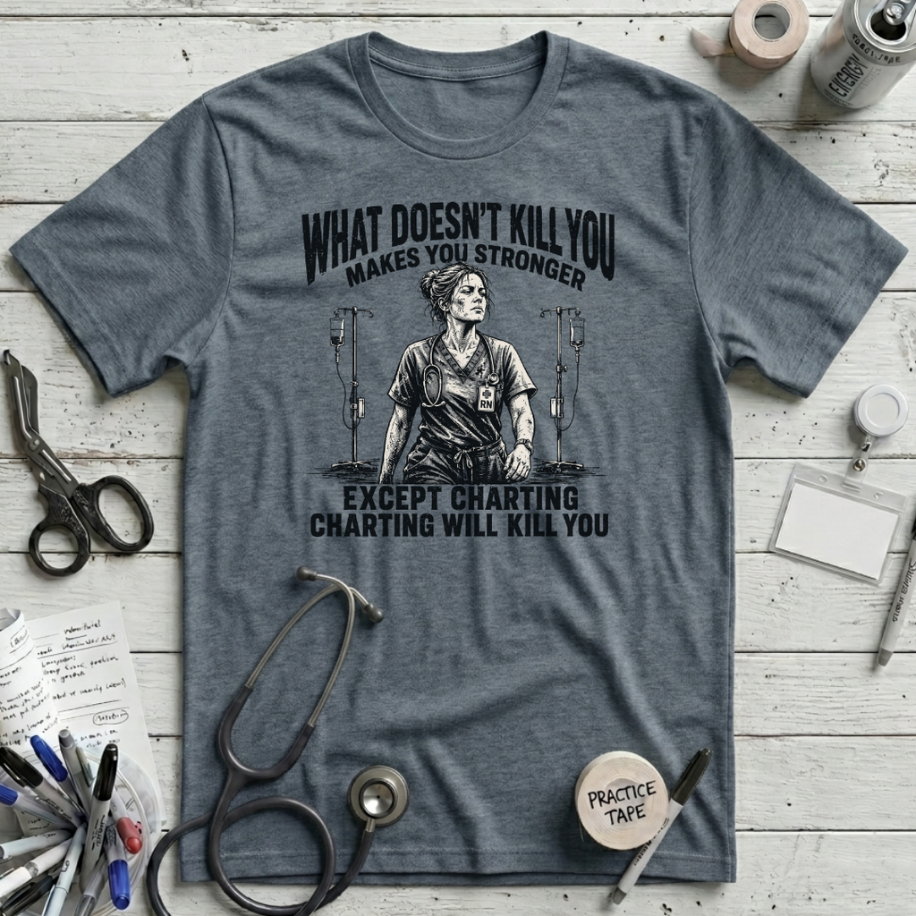 Stronger T-Shirt - Heather Slate