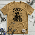 Train Crazy T-Shirt - Heather Mustard