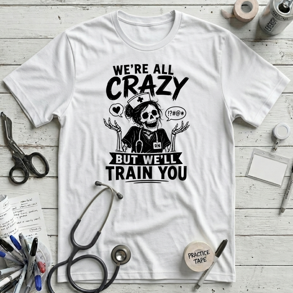 Train Crazy T-Shirt - White