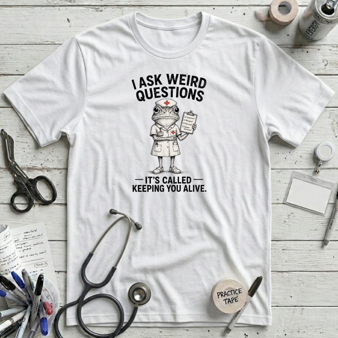 Weird Questions T-Shirt - White